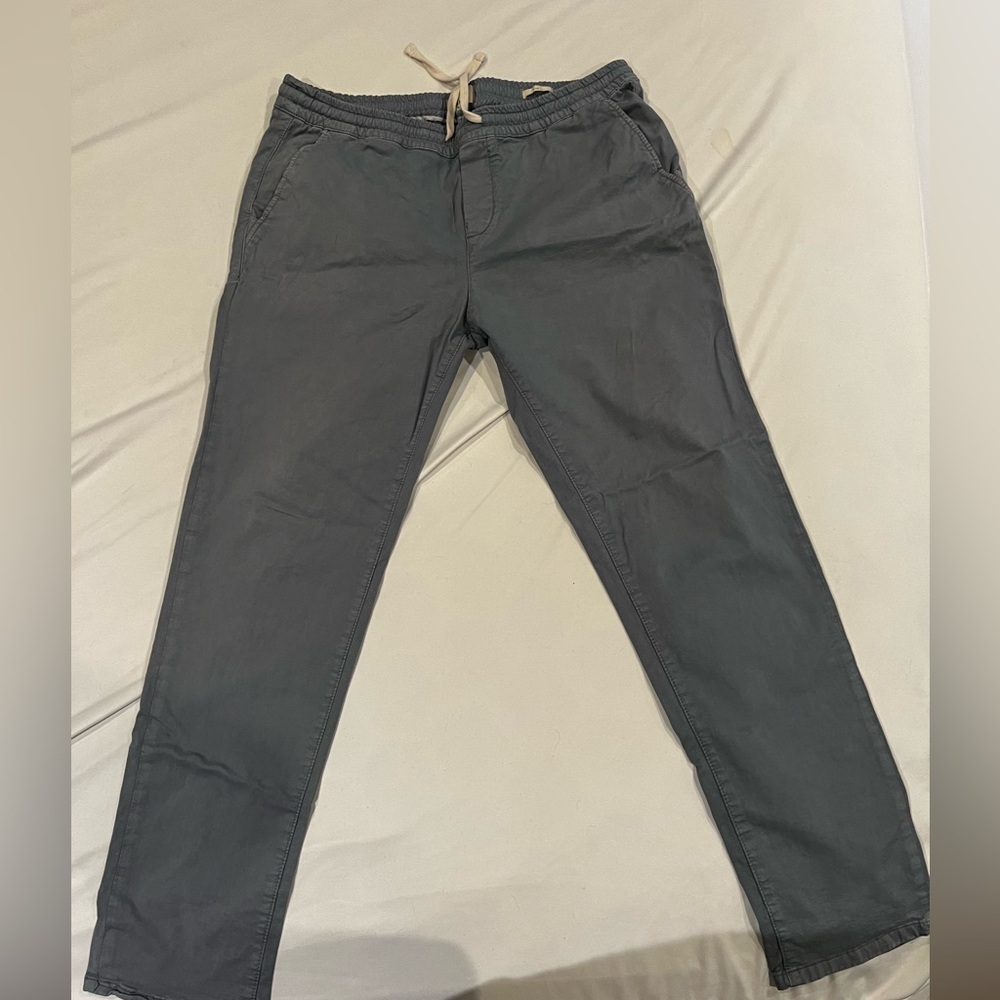 Marine Layer Drawstring Pants. XL - Blue